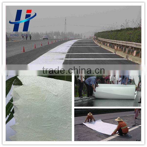 Fiberglass-Polyester Paving Mat for road construction