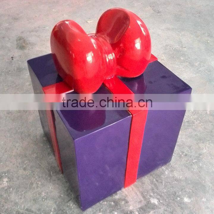 Waterproof frp Christmas purple gift-box