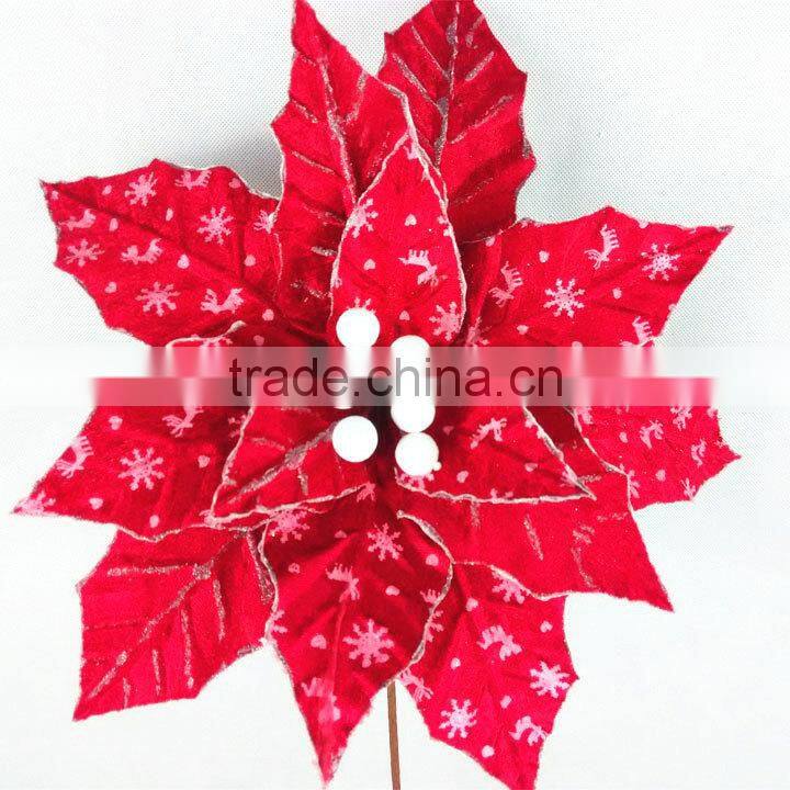 China factory supply crafts decorations artificial flowers making for home decoration for christmas market