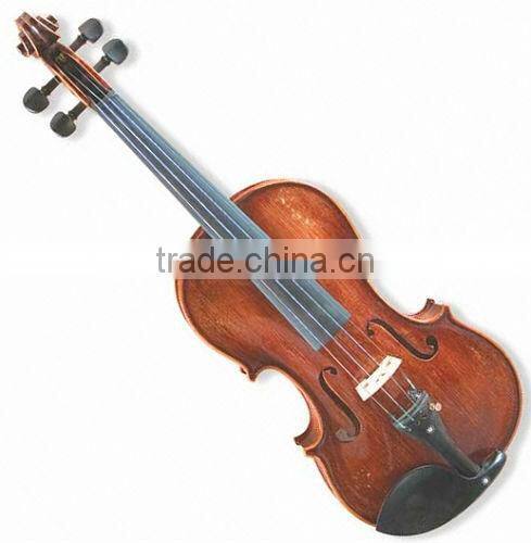 Handmade flame maple violin middle grade