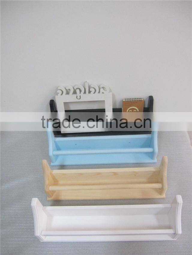 white modern bedroom furniture Wooden Wall Shelf