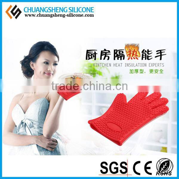 Fashion kitchenware anti-hot gloves, anti-slip hands protective gloves
