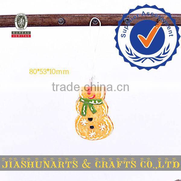 Christmas Snowman Ceramic Biscuit ornaments