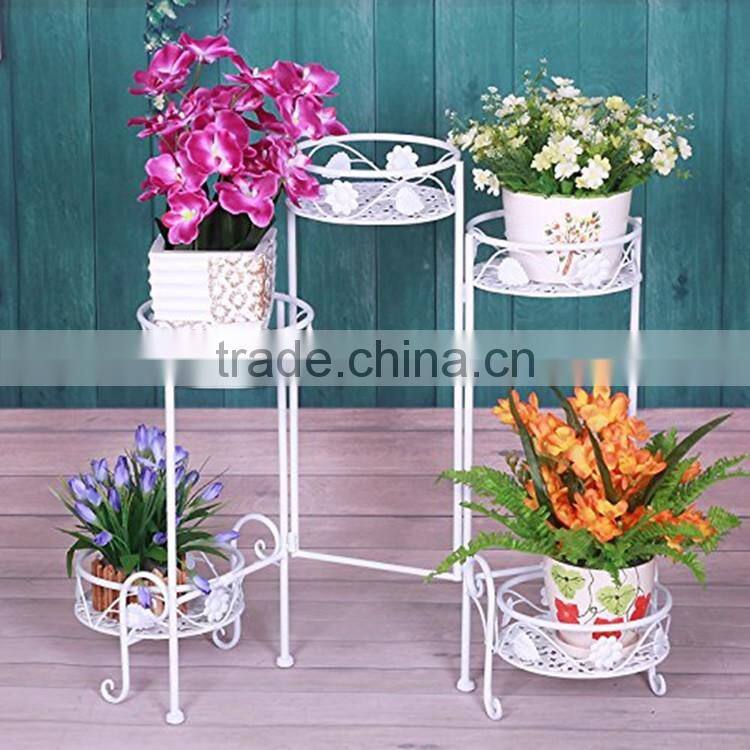 Factory custom display rack hot sale display rack for flower pot stand