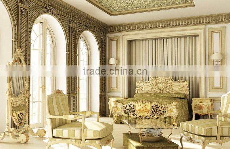 Sharp Contrast Interior Rendering Design for Luxury Classic Villa Great Room BF11-11263c