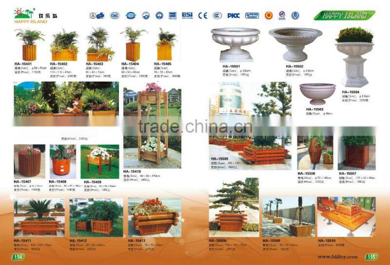 (HD-18001) Double bin public outdoor trash can