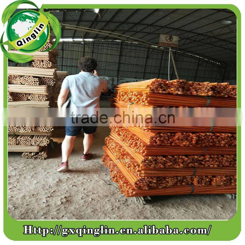 PVC coated logs wood handle stick poles for farm-oriented tools