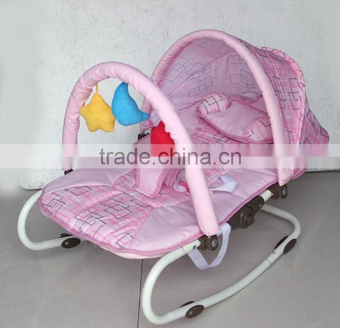 Blue color with good quality Baby rocker