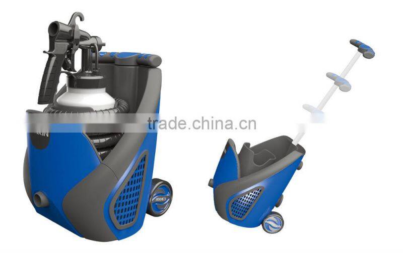 New Trolley design HVLP Type and Electric Paint Spray Gun Application paint gun CE/GS/EMC Approved - Professional factory