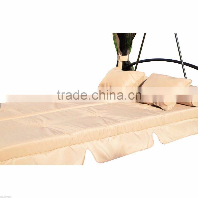 3 Seats Patio Hanging Chair With Gauze Pillow and Cushion for hot sale