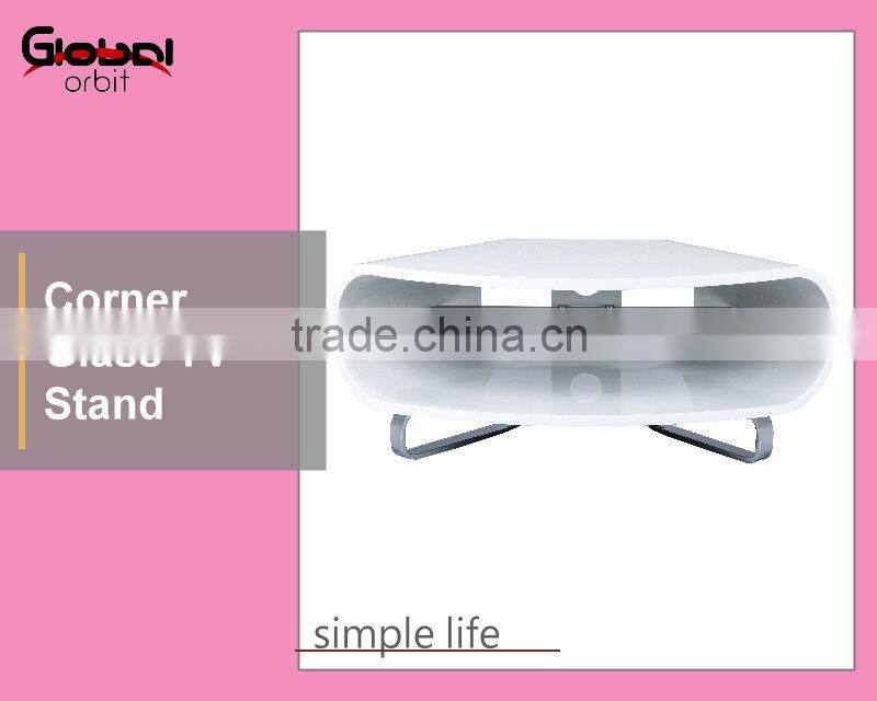 High Quality Furniture Modern Corner LCD Wooden TV Stand