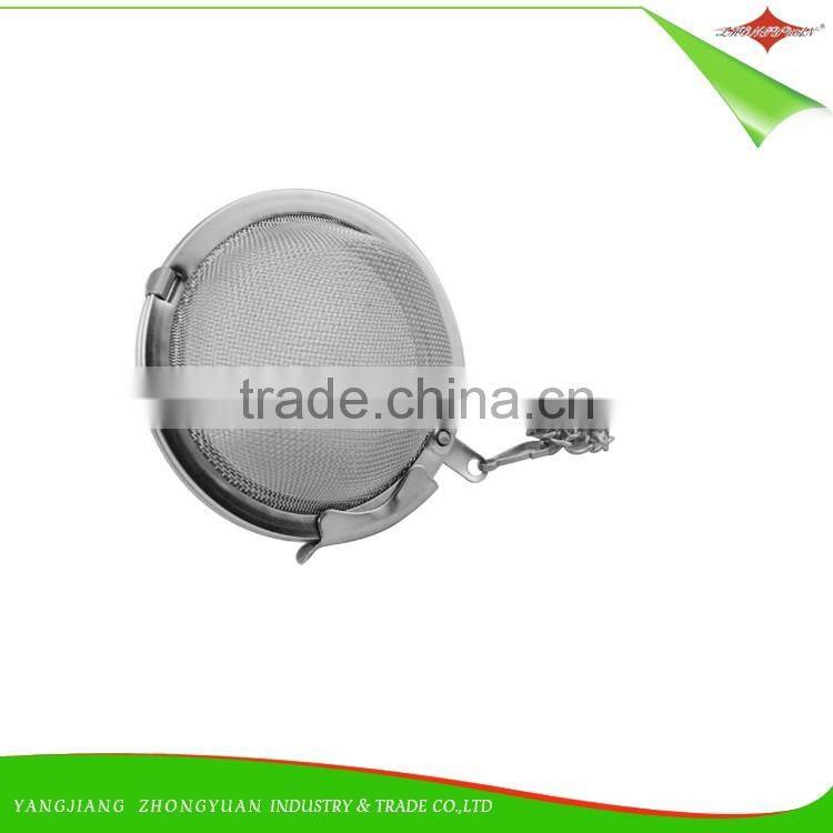 ZY-S3015 304 stainless steel mesh round loose tea infuser ball