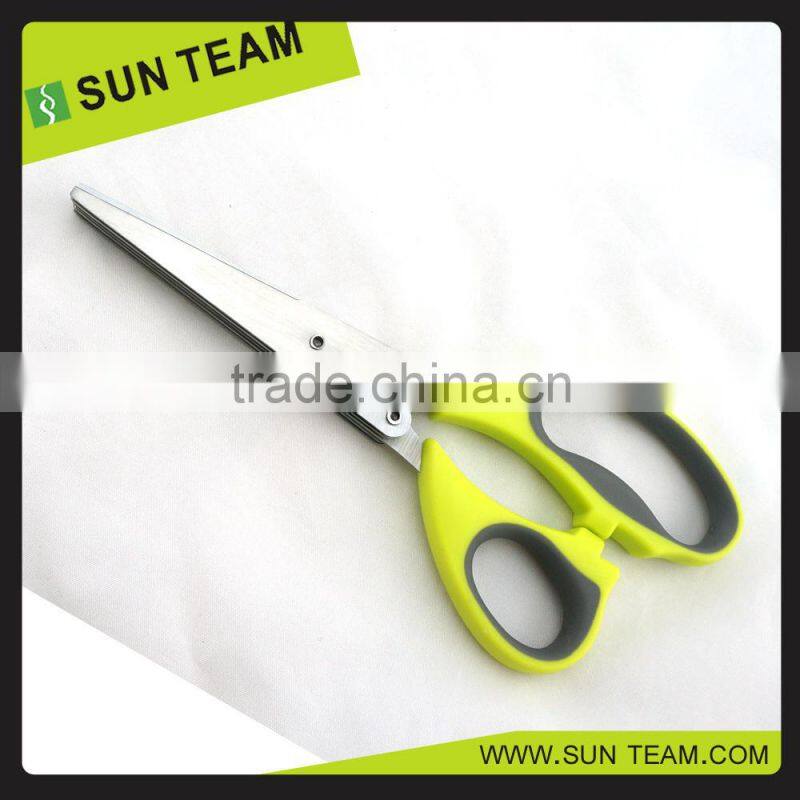 SK094 8-1/2" 5 blades popular design kitchen & herb scissors