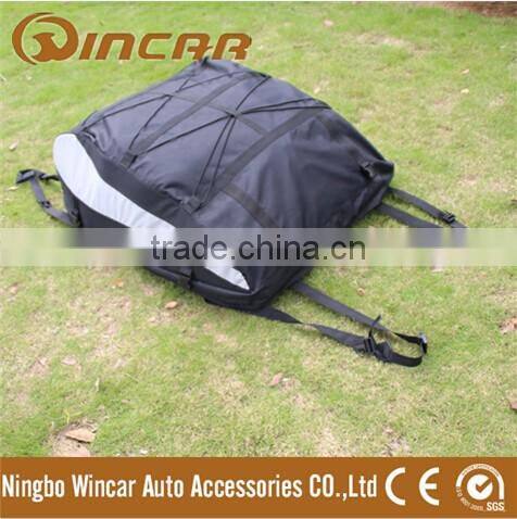 water proof 600D Oxford Polyester off road roof cargo bag camping rubbish bag