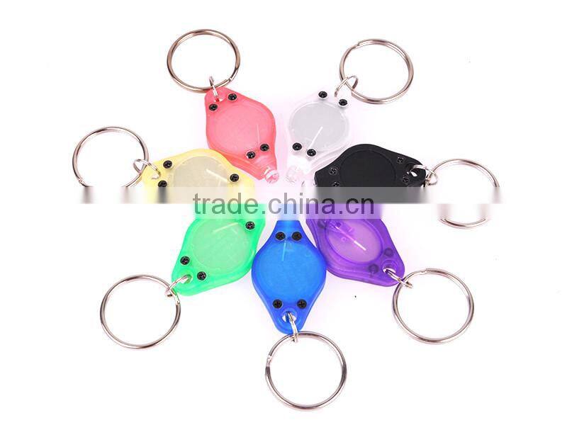 keyKeychain Manufacturers in China Plastic Pink Light 12000-14000mcd LED Custom Keychain