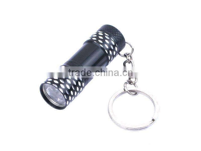 3 LED Promotion Mini Aluminium light wholesale LED Flashlight Keychain