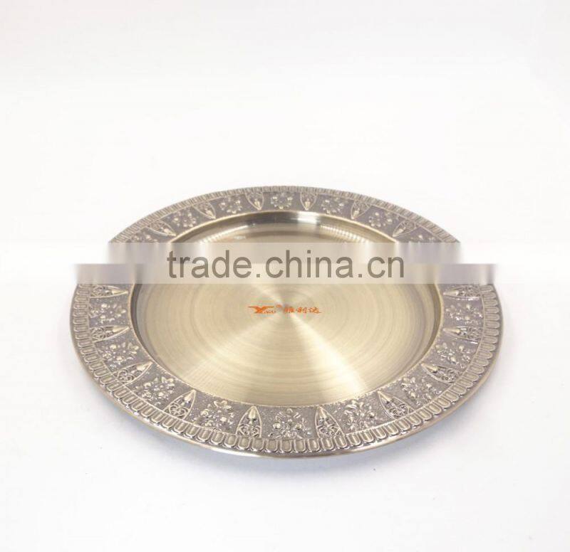 Supply popular stainless steel foil round tray