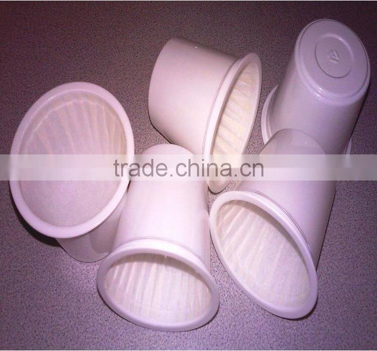 kcup filter white non-woven disposable K cup filter , tea cup filter