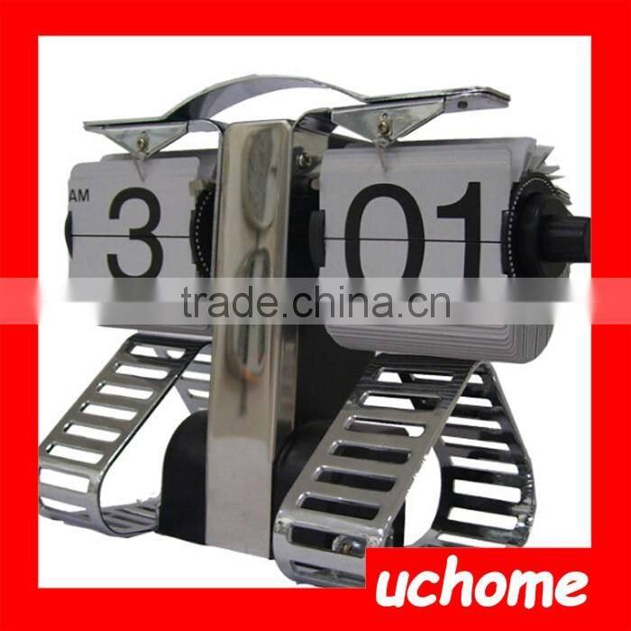 UCHOME Robot clock, flip clock, cool clock