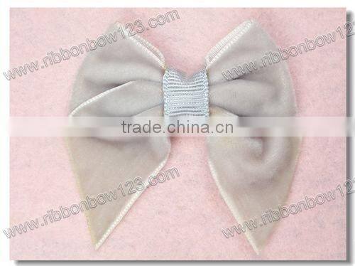 black velvet bow ribbon as cloth bow & garment accessory