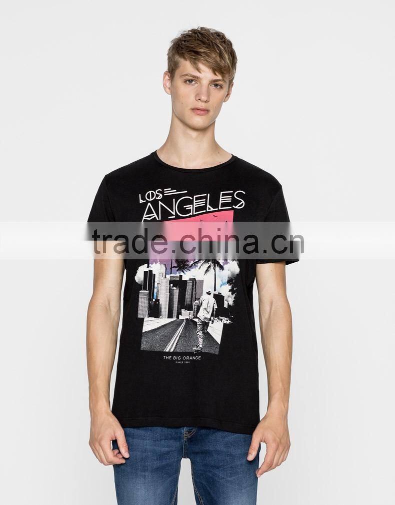 100% Cotton t-Shirt fashion design pattern printed mens tops blouse man printing t-shirt