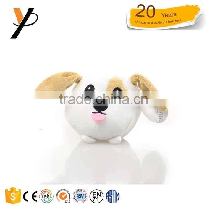 Wholesale lovely plush pink pig ball toys with embroidery face