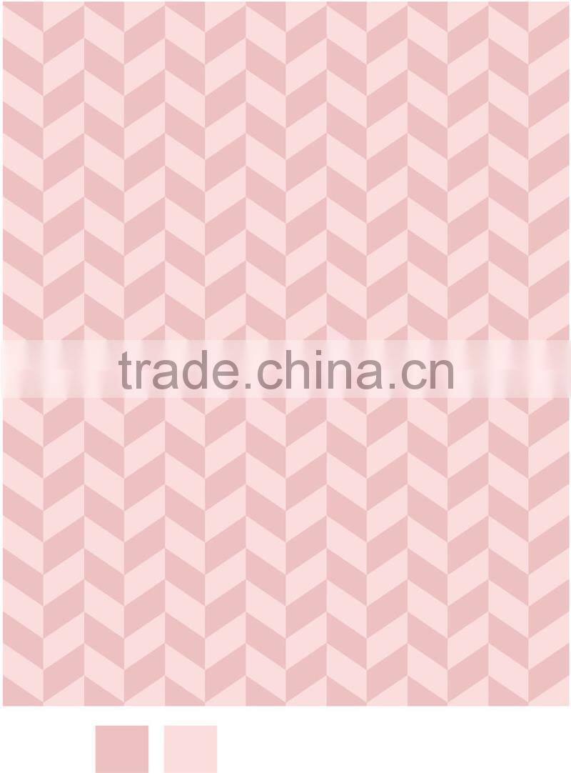 Korean style mink blanket geometric design woven embossed micro plush piping blanket