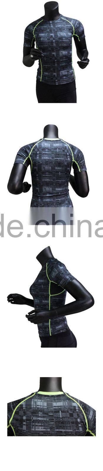 2017 Top Quality Cheap Oem Women Sportswear Custom Running T Shirt