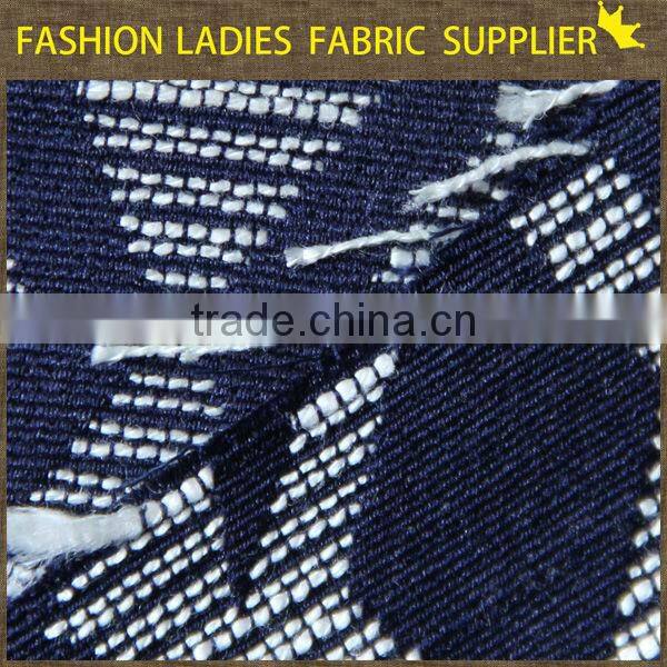 shaoxing textile 2014/2015New fashions poly/ctn jacqaurd fabric,garments fabric,ladies' wearing fabric wholesale jacquard fabric