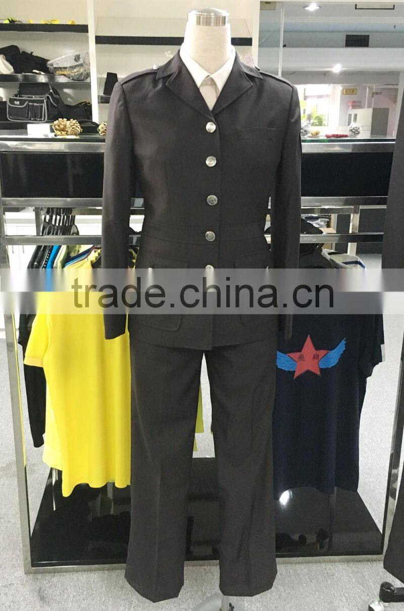 Stock men security suit uniform
