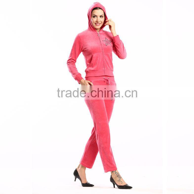 2016 fashion velour china wholesale women apparel