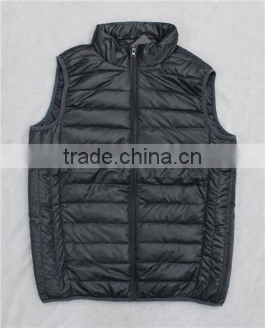 Winter outer wear breathable men vest jacket without hood(MV130056)