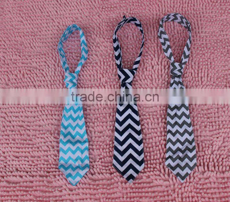 China manufacturer wholesale navy blue white boy chevron bow tie baby tie