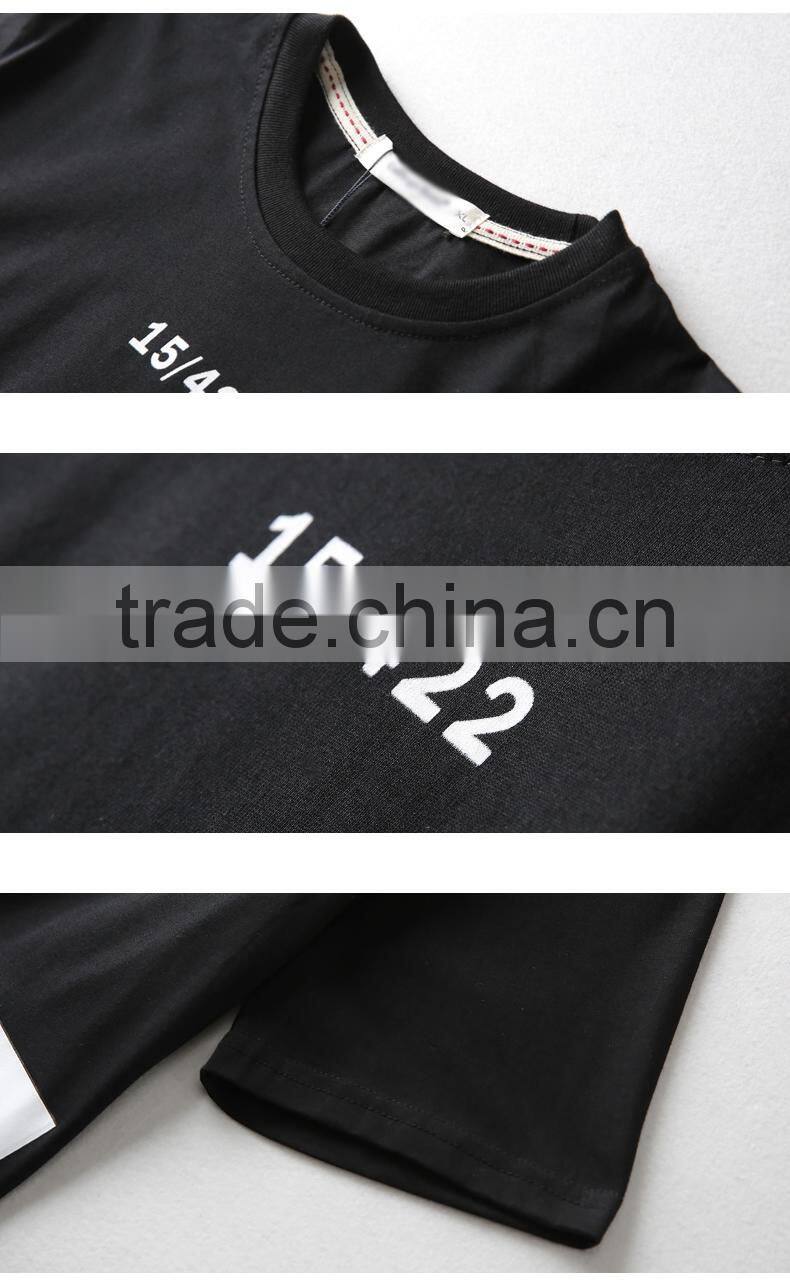 2017 summer fashion latest t shirts for boys dry fit t shirt with printing