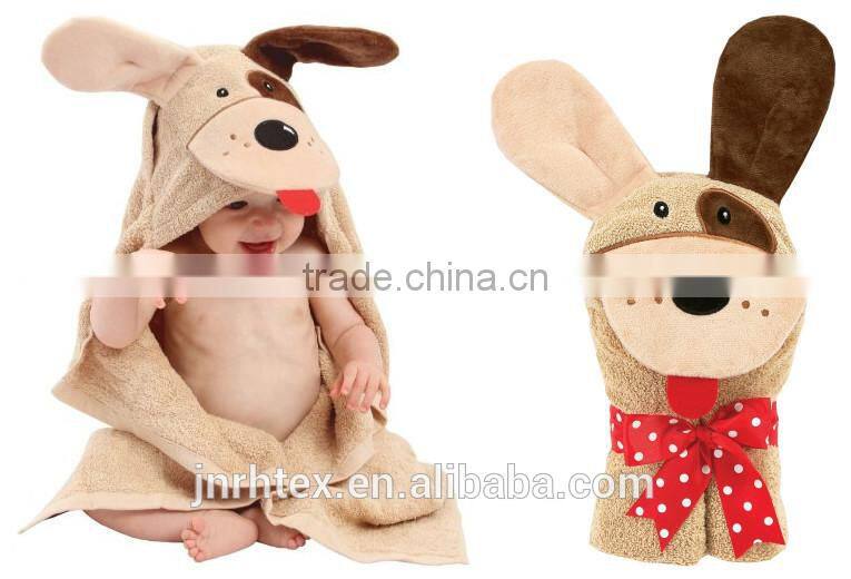 Wholesale hooded baby bath towel clothes