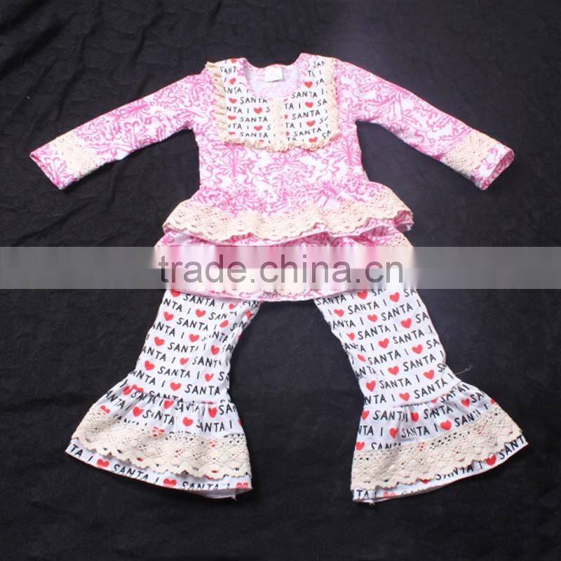 Chunky boutique outfits Girl Dress With Arrows Persnickety Yoga Clothing sets for Girls LBYTZ001-58