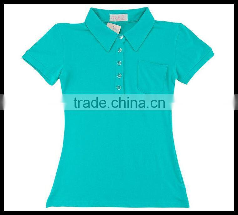 Ladies Long Jersey Fitted Polo Dress shirt 201309