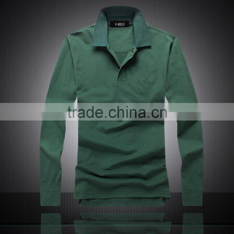 Professional polo shirts cotton polyester blend