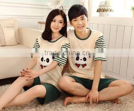 2015 wholesale new style couple pajamas