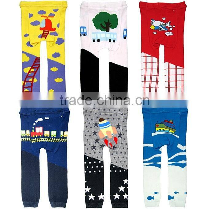 Wholesale New Kids PP Pants Cute Cartoon Printed Baby Knitted Leggings For Children Pants SC40822-31