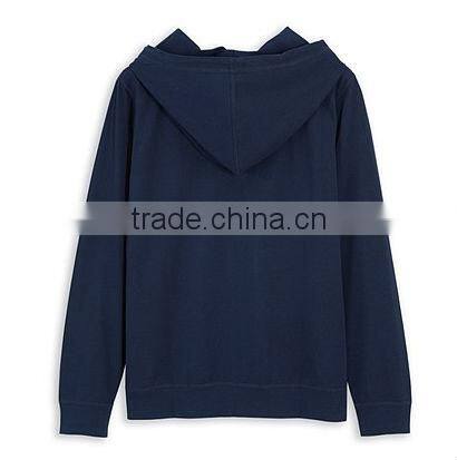 Plain Black Pullovers Zipper Hoodies Wholesale Pocket Men Hoodies