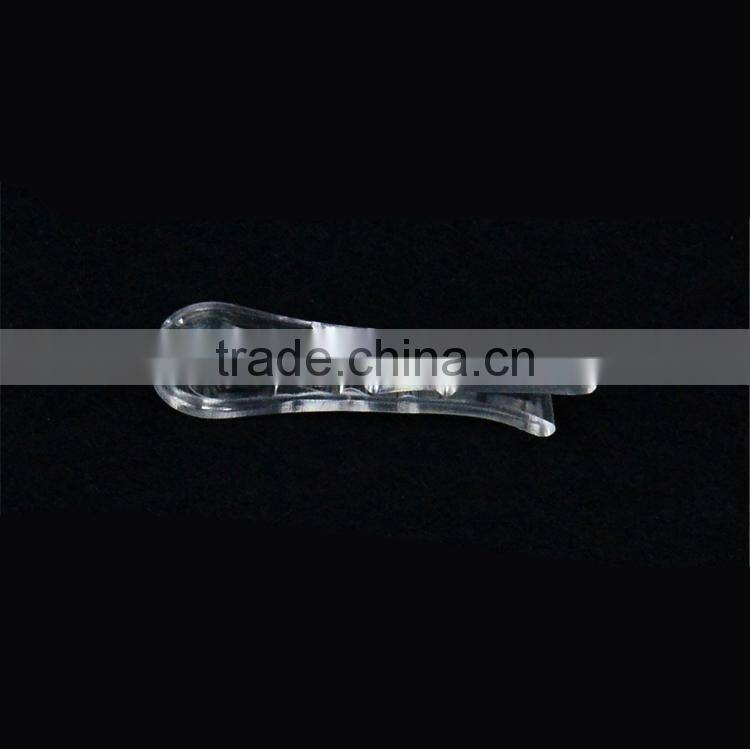 4.1*1.2cm Garment Accessory Transparent Plastic Clips for Packing