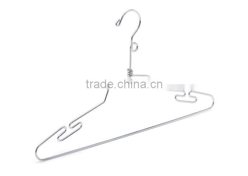 Semi-clear luxury white large plastic hanger
