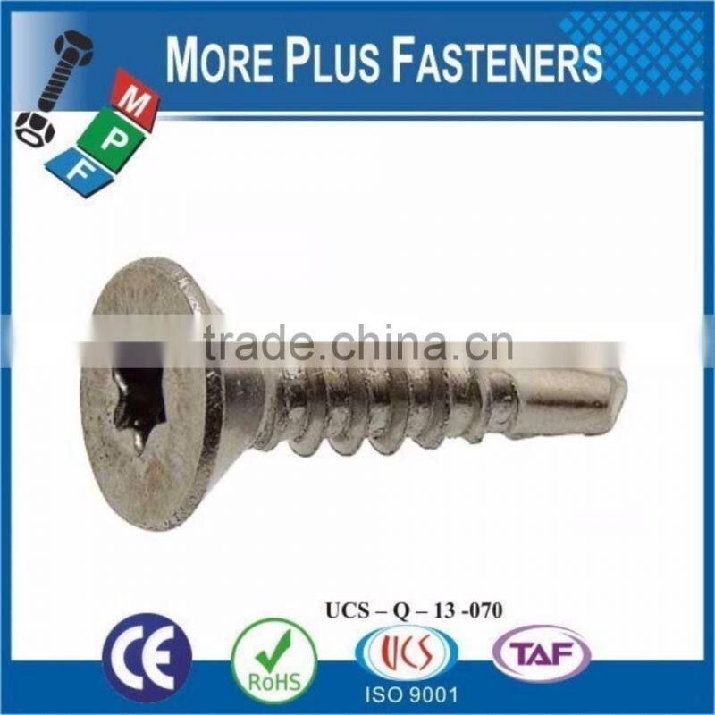 Made in Taiwan DIN 7504 Countersunk Hexagon Head Pan Head Self Drilling Screw
