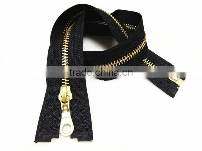 high quality metal zipper 5# brass zippers for garment production
