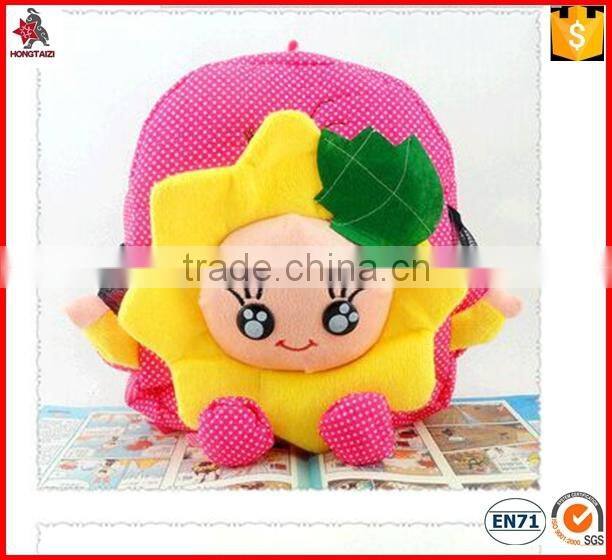 animal shaped design soft carton backpack bag for babies