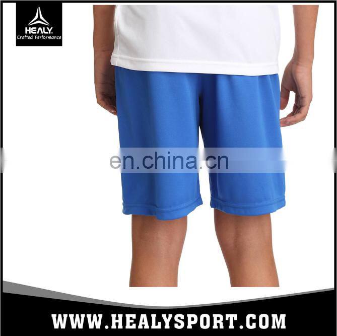 Fashion 100%polyester custom own design soccer shorts for men