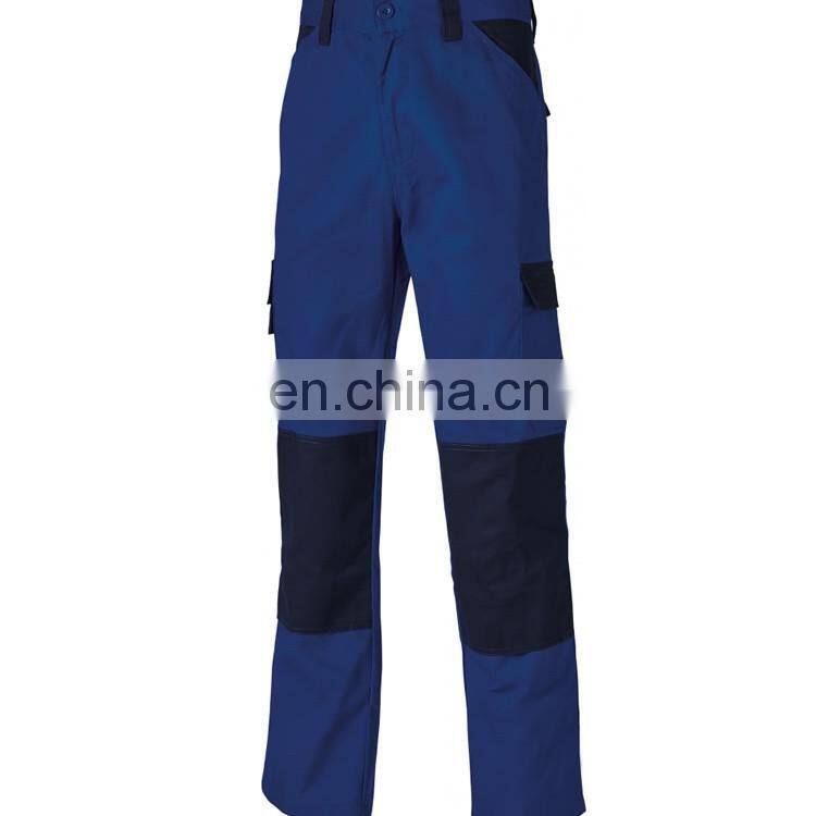 Polyester/cotton Industrial Work Pants with Durable Knee Pads