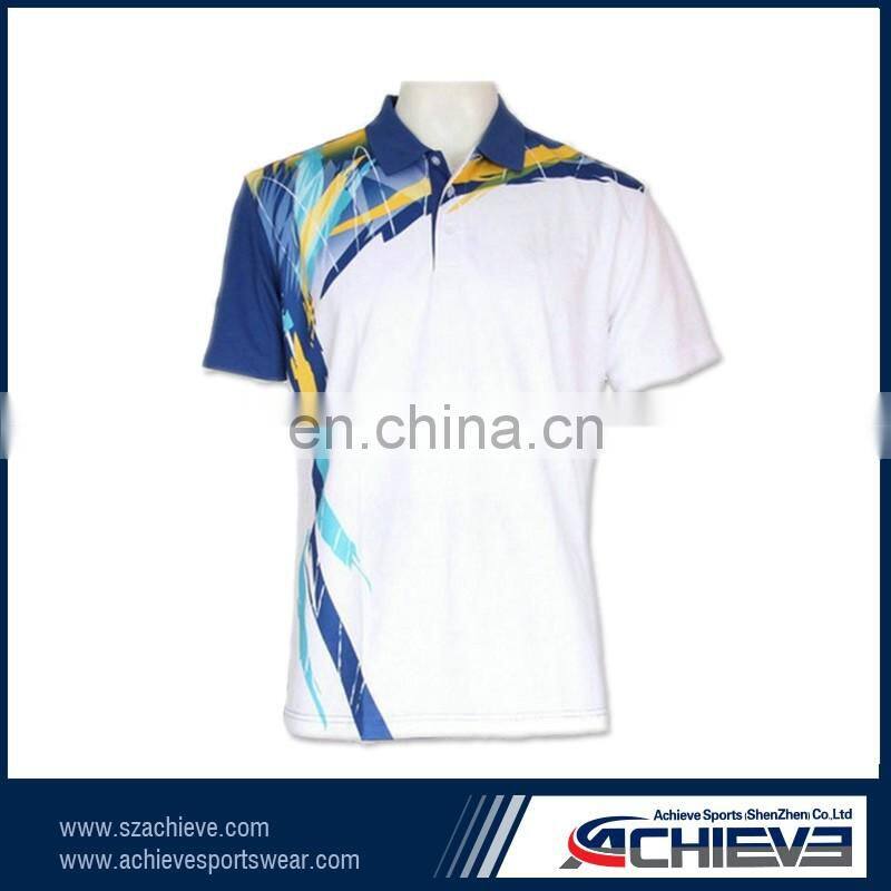 multicolored 100 polyester brand darts polo shirts wholesale