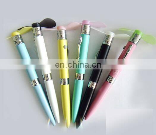 low price good quality pen with fan multifuction fan pen